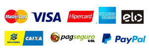 Formas de Pagamento: Carto de Credito, Transferencia e Pagamento na entrega