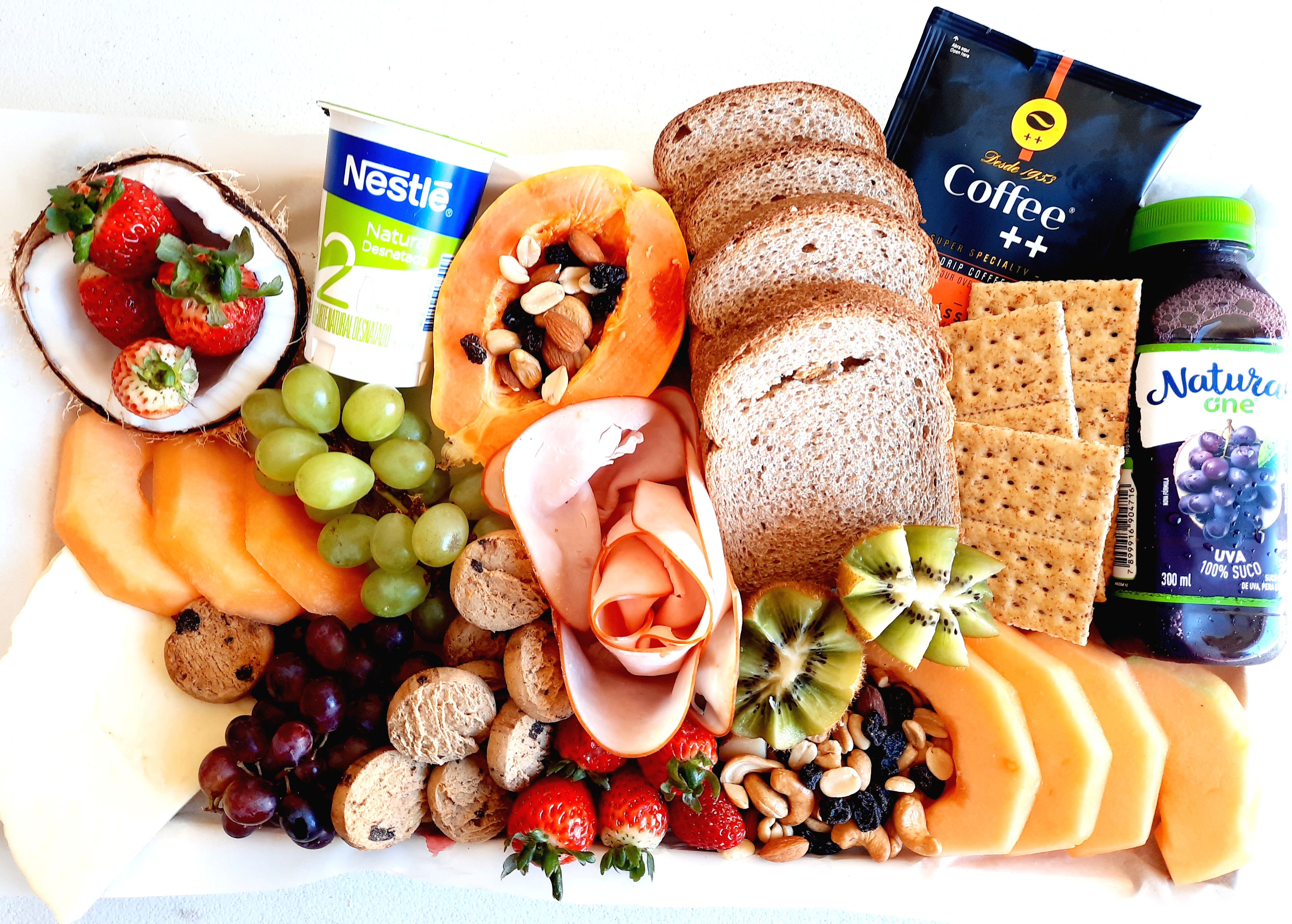 Bandeja de Caf� da Manh� Fitness