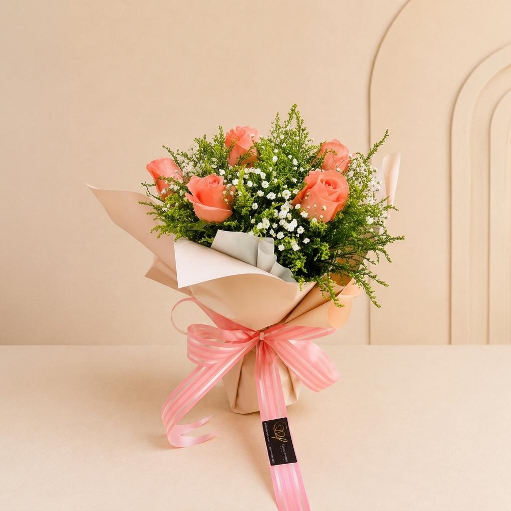 Buqu� de 6 Rosas 