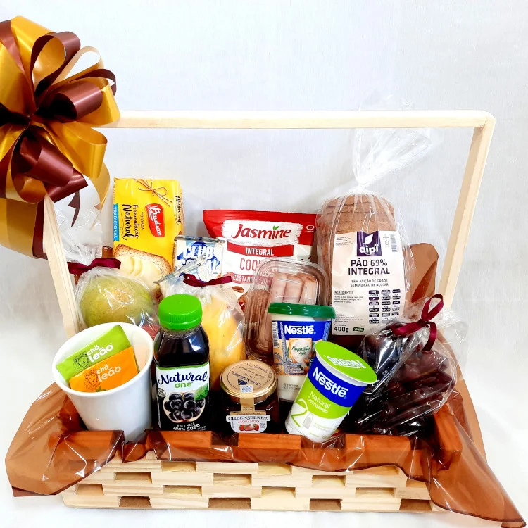 Cesta Caf� da Manh� Light