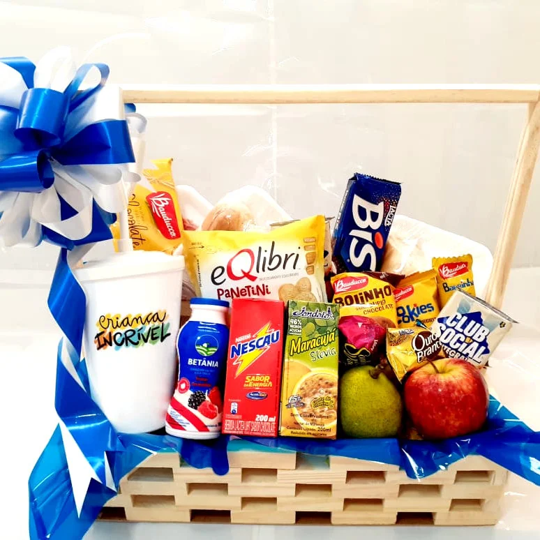 Cesta de Caf� da Manh� Infantil - Garoto