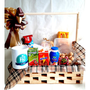 Cesta de Caf� da Manh� - Parab�ns Papai 