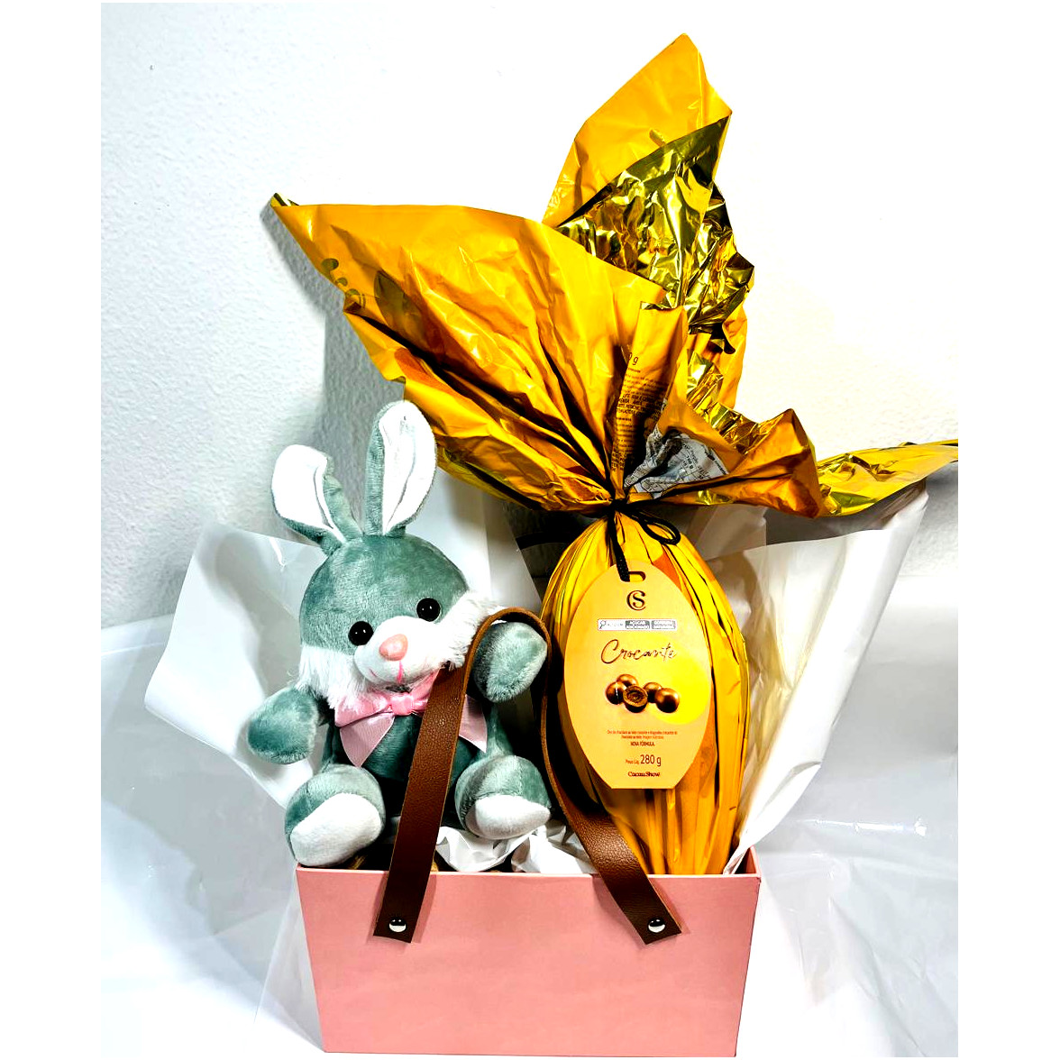 Cesta de P�scoa com Pel�cia